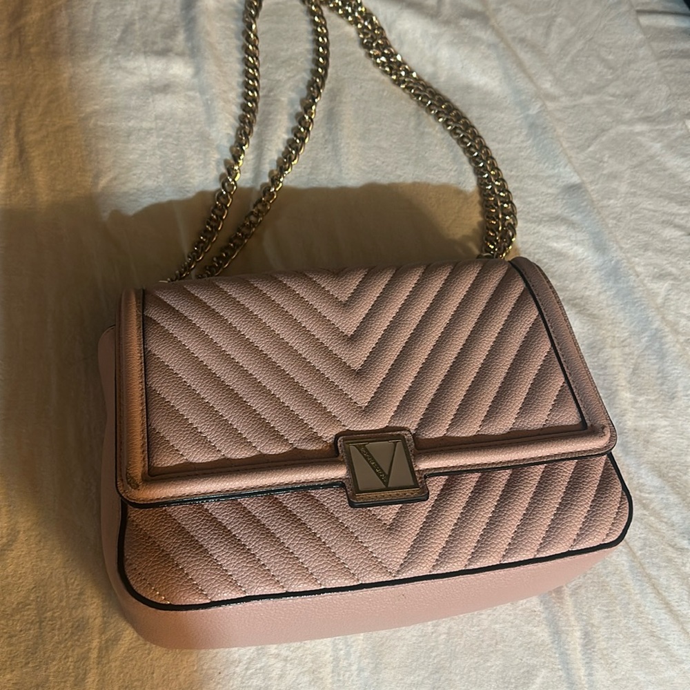 *NEW* Baby Pink Victorias Secret Purse w/ Goldtone Chain Straps
